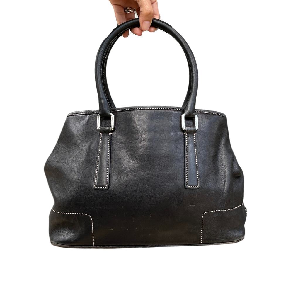Coach Vintage Hamptons Leather Satchel Handbag (Style #7755) - Picture 3 of 8
